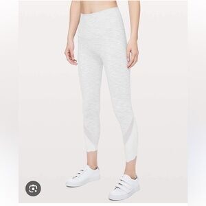 LULULEMON Wunder Under Crop High-Rise Roll Down Scallop Full-On Luxtreme 23"